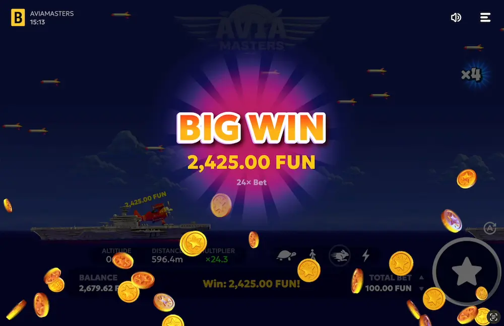 avia masters big win